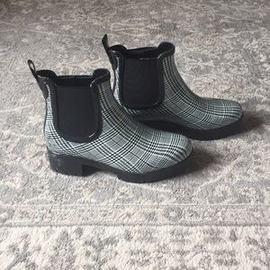 Jeffery Campbell Plaid Rainbooties